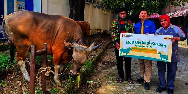35 Tahun McD Indonesia, Iduladha Berbagi di 23 Lokasi