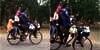 Aksi Viral Pria Naik Sepeda Bonceng 9 Anaknya