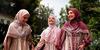 Lilac Outfit Laudya Cynthia Bella, Shireen dan Zaskia Sungkar, Anggun Maksimal