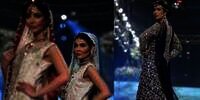 Foto Busana Muslim Tradisional di Atas Catwalk