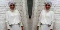 Gaya Hijab Turban Viona Eko `Patrio`