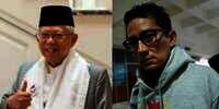 Adu Gaya Ma'ruf Amin Vs Sandiaga Uno di Debat Cawapres 2019