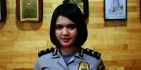 Ini Bripda Vani, Polwan Cantik Pengawal Jalannya Pilpres