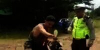 Ngakak! Ditilang Polisi, Pemuda Mabuk Salahkan Motor Karena Belok Sendiri