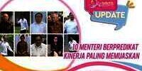 10 Menteri Berpredikat Kinerja Paling Memuaskan