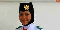 Fakta Menarik Sylvia Kartika, dari Baki Cadangan Jadi Paskibraka Pembawa Bendera