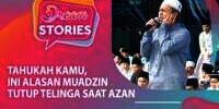 Tahukah Kamu, Ini Alasan Muadzin Tutup Telinga Saat Azan
