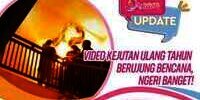 Video Kejutan Ulang Tahun Berujung Bencana, Ngeri Banget!