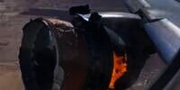 Viral Video Mesin Pesawat Boeing 777-200 Terbakar di Udara