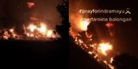 Video Detik-Detik Ledakan Hebat di Kilang Balongan, Warga Histeris Teriak Takbir
