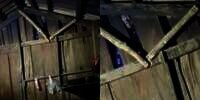 Viral Penampakan Sosok Ngintip di Balik Dinding Kayu, Bikin Merinding