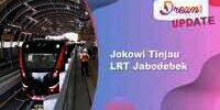 Jokowi Tinjau LRT, Rompinya Bikin Salfok