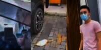 Parkir Setengah Hari Depan Ruko Orang, Wanita Ngamuk Mobil Ditempeli Lakban