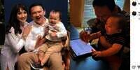 9 Momen Ahok Momong Baby Yosafat