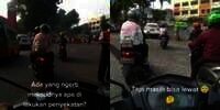 Jalan Disekat Bisa Lewat Jalur Tikus, Motor Melenggang di Depan Mata Petugas