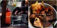 Sudah Terlanjur Dimakan, Pembeli Syok Lihat Pedagang Pegang-Pegang Bakso