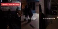 Mau Ngakak Tapi Kasihan, Keasyikan Ngobrol Tiga Wanita Terkunci di Mal