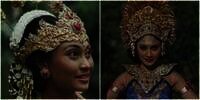 Pesona Novia Bachmid Pakai Baju Adat di Wonderland Indonesia