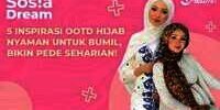 5 Inspirasi OOTD Hijab Nyaman untuk Bumil, Bikin Pede Seharian