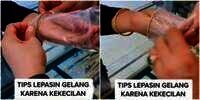 Lifehack Lepas Gelang yang Kekecilan Cuma Pakai Plastik, Berani Coba?