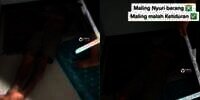 Viral Maling Ketiduran Tak Sempat Mencuri, Dibangunkan Pemilik Rumah