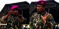 Aksi Memukau Anggota TNI Hilangkan Rokok di Genggamannya, Bikin Kaget Prajurit Lain