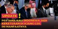 Pertama Kali Indonesia Jadi Keketuaan di Ajang G20, Ini Manfaatnya