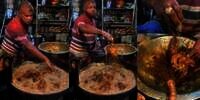 Viral Aksi Penjual Fried Chicken Kaki Lima 'Goreng' Ayam Pakai Tangan Kosong