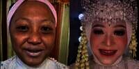 Penampilan Before-After Pengantin Dirias MUA, Hasilnya Bikin Melotot