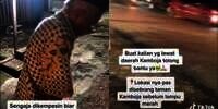 Wanita Ini Sengaja Bikin Motornya Kempes untuk Tolong Kakek Penambal Ban