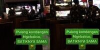 Pria Ini Makan Bakso Usai Kondangan, Endingnya Malah Ngakak!