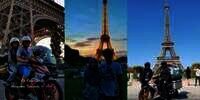 Viral Pasutri Boncengan Pakai Motor Bebek hingga ke Paris, Pose Depan Menara Eiffel Dikira Editan