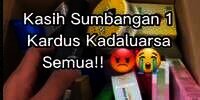Teganya, Sekardus Donasi Untuk Pengungsi Semeru Isinya Barang-barang Daluarsa