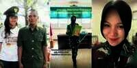 Berawal Pinjam Seragam Kakak Buat Karnaval, Gadis Cantik Jadi Prajurit TNI Betulan