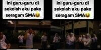 Pakai Seragam SMA, Aksi Guru-Guru di Sekolah Ini Tuai Pujian, Kreatif Banget!