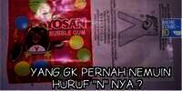 Bukan Hoaks, Huruf 'N' di Bungkus Permen Karet Yosan Ternyata Benar-benar Ada