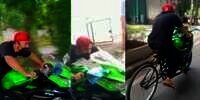 Dari Depan Tampak 'Sepeda Motor' Ninja Melaju dengan Kecepatan Tinggi, Setelah Lewat Ternyata...
