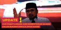 Gus Yaqut Larang ASN Kementerian Agama Gelar Bukber hingga Open House
