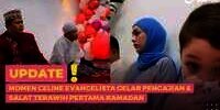 Momen Celine Evangelista Gelar Pengajian dan Sholat Terawih Pertama Ramadan