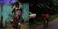 10 Potret Unik Orang Naik Sepeda, Aksinya Bikin Melongo!