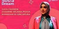 Gaya Fashion Syahrini Selama Puasa Ramadan di Singapura