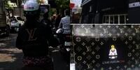 8 Potret Lucu Orang Pakai Merek Louis Vuitton KW, Malah Bikin Ngakak!