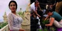 10 Potret Seleb Saat Asyik Berkebun, Gaya Ayu Ting Ting & Anya Geraldine &lsquo;Hot&rsquo; Abis, Bikin Melek!