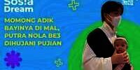 Momong Adik Bayinya di Mal, Putra Nola Be3 Panen Pujian