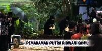 Potret Suasana Pemakaman Eril, Ridwan Kamil dan Atalia Tegar Melepas Kepergian Sang Putra