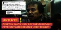 Deretan Fakta Usai Roy Suryo Unggah Foto Stupa Borobudur Mirip Jokowi