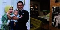 6 Potret Kamar Pribadi Ridwan Kamil, Super Mewah, Foto Zaman Pacaran Bikin Salfok!