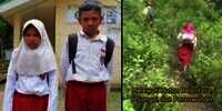 Perjuangan Anak SD di Pelosok Bone: Rela Jalan Kaki 5 Jam, Berangkat Pukul 3 Subuh Tiba di Sekolah Pukul 8 Pagi
