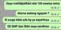 Pesan WA Berisi Curhatan Bocah SD ke Almarhum Ibunya Bikin Netizen Menangis: 'SD, SMP, dan SMA, Saya Sendirian'