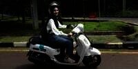 FOTO: Si Paling Kece dengan Skutik Retro Yamaha Fazzio Hybrid